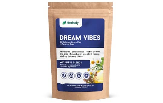 dream vibes herbaly wellness tea