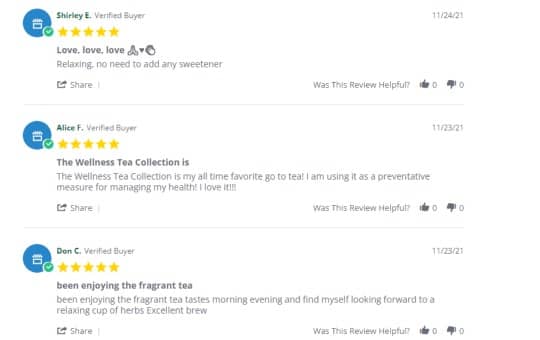 reviews of herbaly wellness tea 1