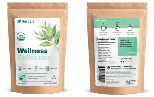 herbaly wellness tea collection