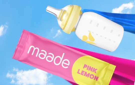 maade hydration powder baby bottle