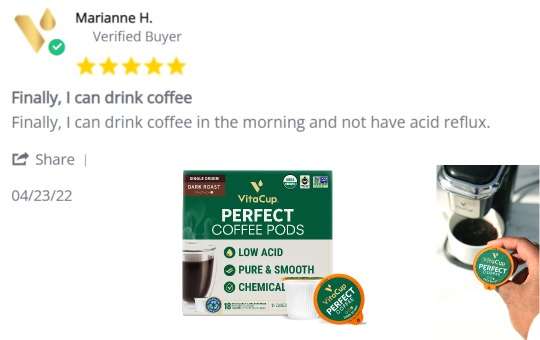 customer review of vitacup perfect coffee 1