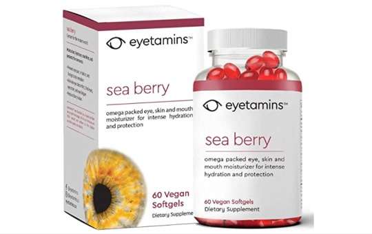 eyetamins dry eye comfort sea berry gummies