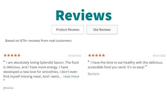 customer reviews of splendid spoon for weight loss