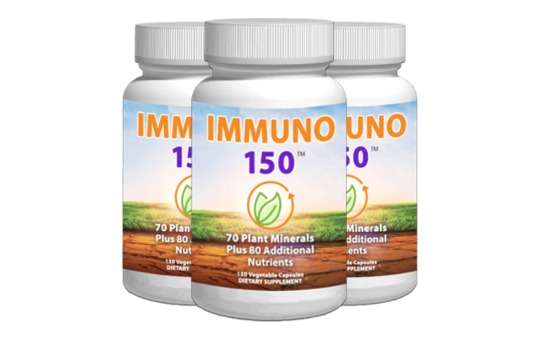 bottles of immuno 150 supplement