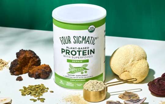 four sigmatic plant-based protein powder
