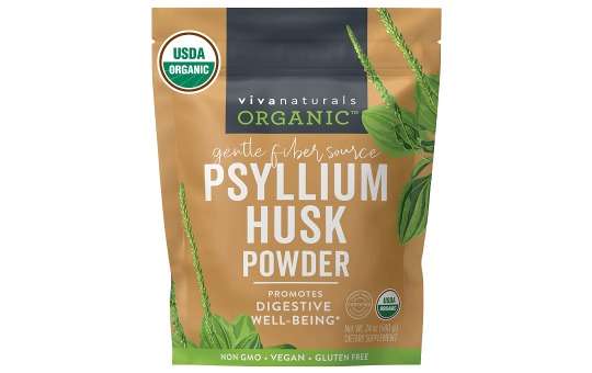 psyllium husk fiber supplement - viva naturals