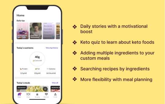 app features keto cycle