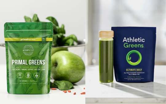 differneces athletic greens to primal greens