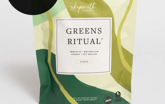 green ritual helps bloating