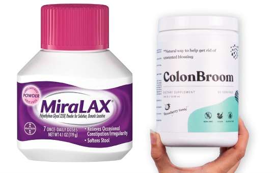 miralax and colon broom comparison