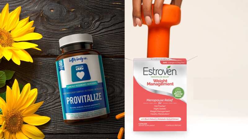Provitalize vs Estroven menopause weight management