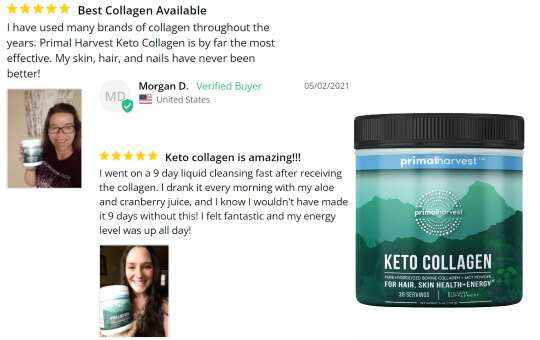 customer testimonials primal keto collagen