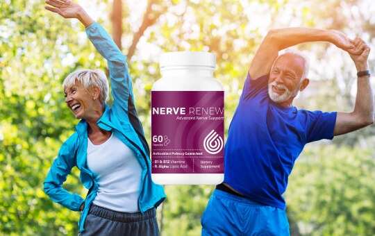 older couple pain relief with nerve renew