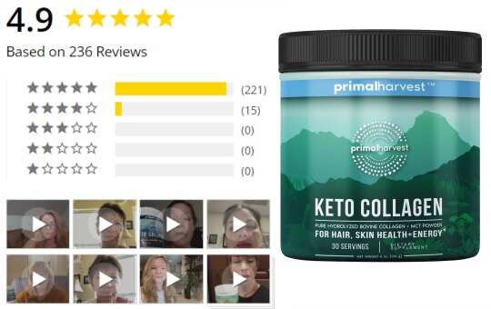 product rating primal keto collagen