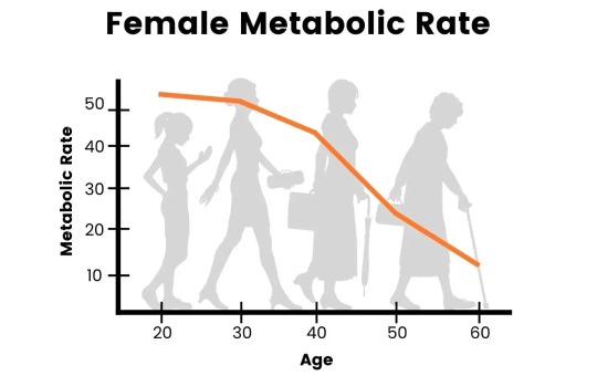 Declining Metabolism women
