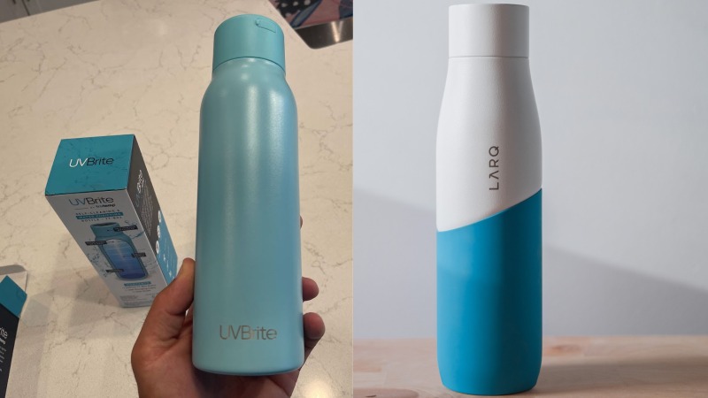 UVBrite versus Larq water bottle better