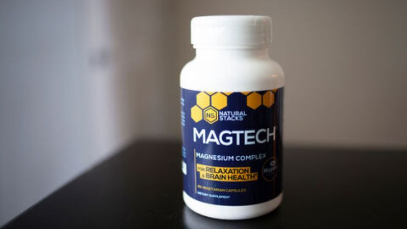 Magtech magnesium complex on a kitchen counter