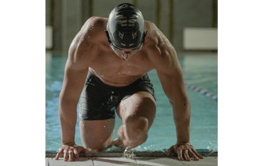professional male swimmer